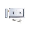 Infinity Decor Traditional Iron Fluted Rim Lock with Keys Set