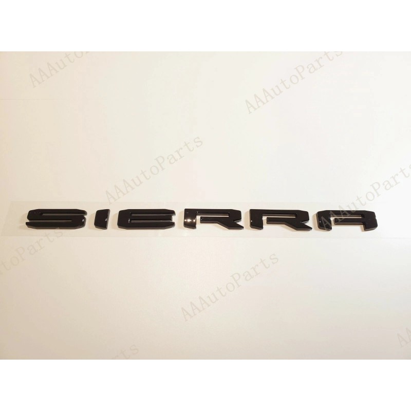 GMC 4PC Set Gloss Black DENALI HD DENALI SIERRA Emblems