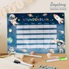 Kosmonaut Timetable Magnetic Wipe Clean (Magnetic Timetable with Pen)