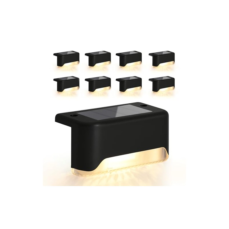 Infinite Basics 8-Pack Solar Led Deck & Step Weatherproof Lights