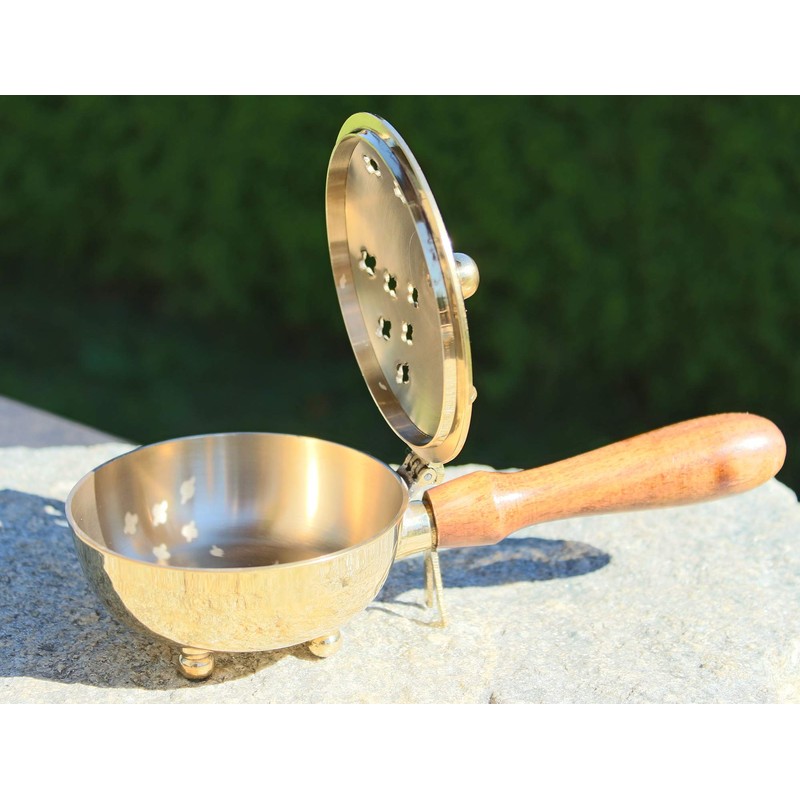 5-Piece Incense Pan Set – Censer for burning Frankincense, Resins,