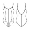 Mirella Girl's Princess Seam Camisole Dance Leotard