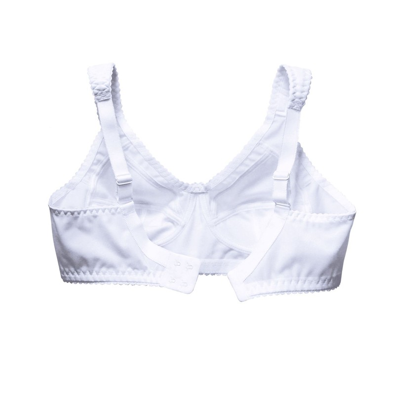 frugue Comfort Wireless Non Wired Support Bra White 48 D