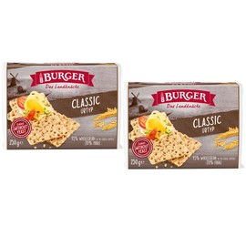 Burger Crispbread, 8.8 oz, No Yeast (pack of 2, Classic)