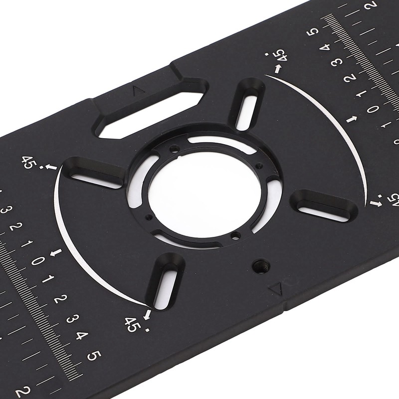 Router Plate Aluminum Alloy Router Table Insert Plate Trimming Machine