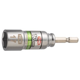 TONE Compact Socket for Electric Drills, 2BN-17C, Bit Insert, Double-Sided Width 0.7 inches (17 mm)