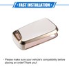 X AUTOHAUX Remote Key Fob Case for Volkswagen Golf 7