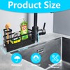 JRJRN Sink Caddy Organiser, Kitchen Sinks Organiser, Sponge Drainage Rack,