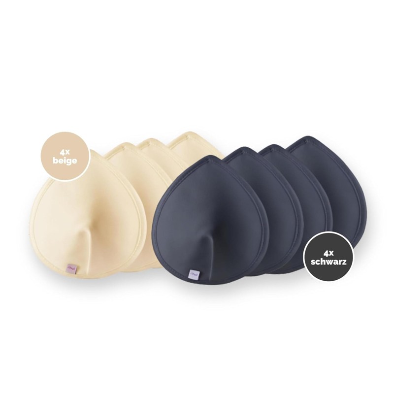 Livella Washable Nursing Pads (Pack of 8) with Absorbent Natural