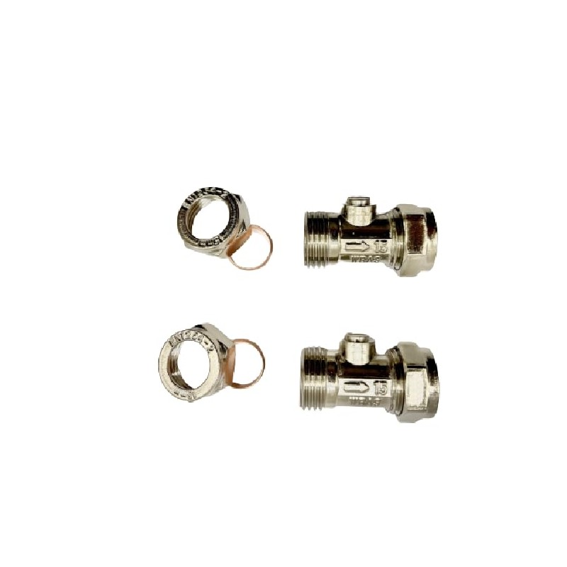 hep® 15mm Isolating Valve for Tap Connector Flexi Pipes Ball