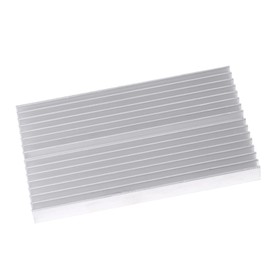 Aluminum Heatsink, Grille Shape Heat Sink Cooling Fin for IC LED Power Transistor 100X60X10mm 16 Teeth