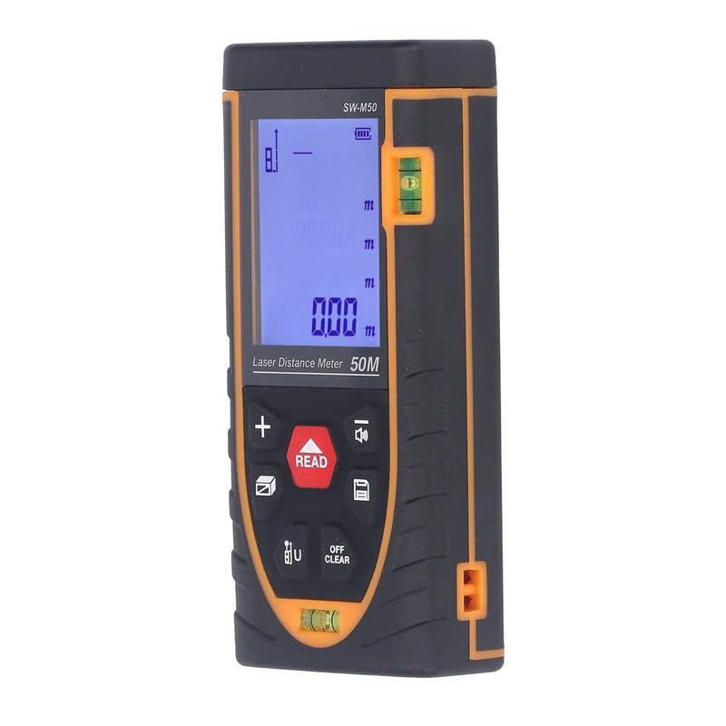 Infrared Laser Distance Meter Finder Large Backlit Screen High Accuracy