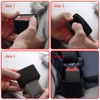 Sandhill Tools Car Seat Belt Buckle Holder, Flexible Silicone Buckle,