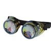 Arsimus Rave Kaleidoscope Steampunk Goggles (Psychedelic Rainbow)