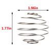 4pcs Stainless Steel Spring Balls Shaker Cup Balls Mixing Wire