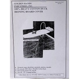 Golden Hands REPLACEMENT IRONING BOARD COVER TO FIT 18"X51" EURO-PRO EP36 AND EP39 IB SURFACE