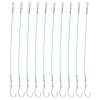 Create idea 40PCS Fishing Hooks with Barbed Hooks Length 200mm