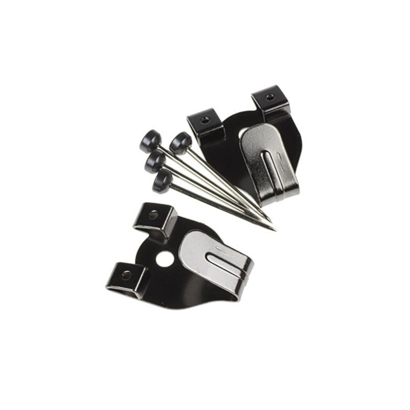 Fukui Metal Crafts F-0012 Iron X Hook, Medium, Black