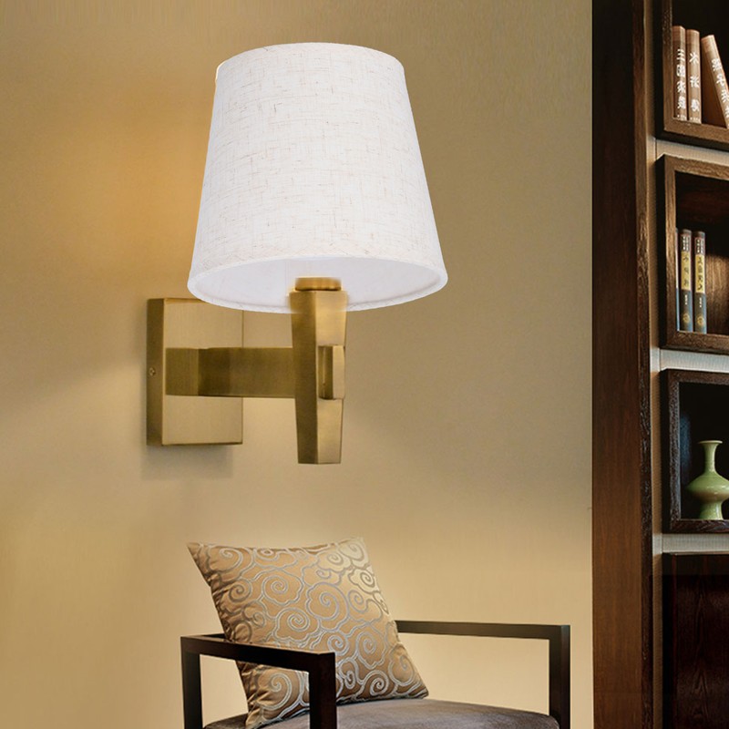 6Pcs E14 ClipOn Lampshade European Fabric Lamp Shade for Hall