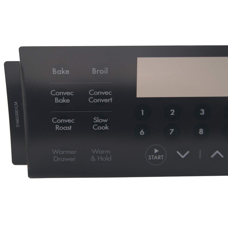 Supplying Demand 316655001 3016970 Range Black 30 Button Clock Overlay