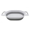SAMMART 5L (1.3 gallon) Over The Sink Oval Colander (1,