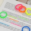 5 Rolls Highlighter Tapes 0.24inch X 16.4ft Writable Removable Highlighters