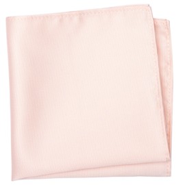 ZENXUS Solid Pocket Square for Men, 30 Blush Pink, Adult
