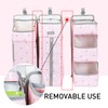 Orzbow 3-in-1 Hanging Diaper Caddy Organizer for Changing Table, Nursery
