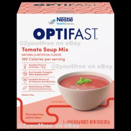 OPTIFAST ® 800 | CHICKEN, VEGETABLE, or TOMATO SOUP MIX | 3 BOXES = 21 SERVINGS - 03 Tomato