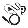 Wireless Walkie Talkie PTT Speaker Earpiece Ear Hook Headset Earphone