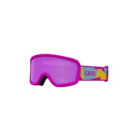 Giro Chico 2.0 Toddler Ski Goggles - Snowboard Goggles for Kids, Boys & Girls 2-4 - Pink Geo Camo Strap with Amber Pink Lens