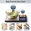 KitchenTour Digital Food Scale for Kitchen, 0.001oz/33lb Dual Platform Precision