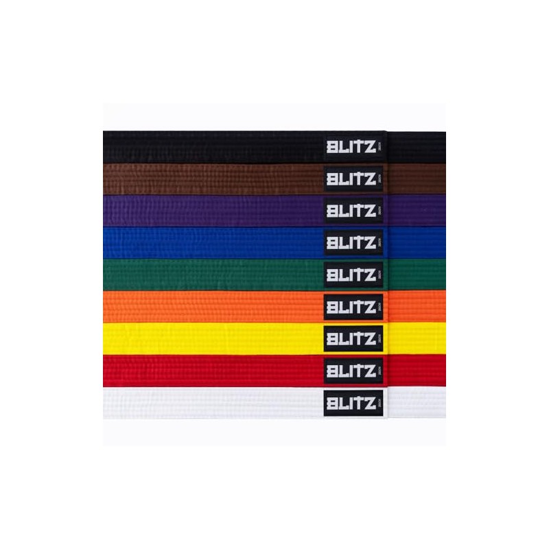 Blitz Plain Coloured Lightweight Belt - Orange - 320cm