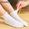 ANYANIME 6 Pairs Toddler Ruffle Socks for Girls Baby Grip