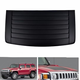 Woosphy Louver Hood Air Vent Grille Panel Replacement for Hummer H3 2006-2010 Adventure Sport Utility 4-Door 3.7L 3654CC 223Cu. In. l5 GAS DOHC 20880500