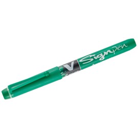 Pilot V Sign Pen Liquid Ink 2.0 mm Tip - Green Single Pen
