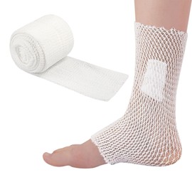 Tube Bandage, 2.5 cm x 2 m Tube Bandage Legs, Tube Bandage Fingers, Elastic Mesh Tube Bandage, Breathable Tube Bandage Legs, For Use on Wrists, Forearms, Elbows