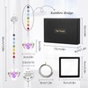 Teeloray Crystal Suncatcher Pet Memorial Gift, Rainbow Prism Window Decorative