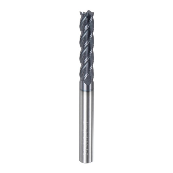 uxcell Carbide Square End Mill, 3/8" Diameter AlTiN Coated 4
