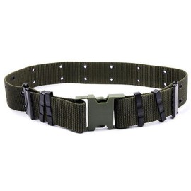 Unbranded Men Military Army Belt Tactical Outer Waist Equipment Adjustable Belt Waist Belt - Army Green