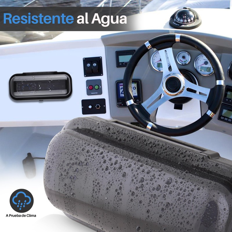 Pyle protector de radio resistente al agua, con ventana abatible.