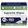 NorthShore Supreme Heavy-Duty Quilted Wipes, X-Large, 9 x 13 in.,