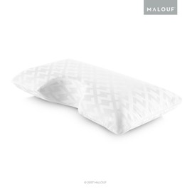 MALOUF Tencel Shoulder Cutout Pillow Replacement Cover - Elegant Design - Cool Feel - for Sensitive Skin - Eco Friendly Process - Hypoallergenic, King
