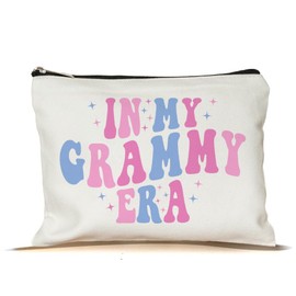 NMPCreativeStore In My Grammy Era Makeup Bag - Baby Announcement For Grammy - New Baby Gifts - Promoted To Grammy Makeup Bag - Makeup Bag Gifts For Grammy On Mothers Day- Birthday- Christmas