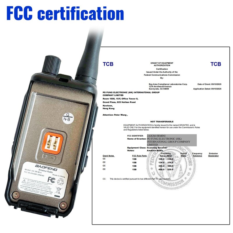 Baofeng Radio UV-5R Mini Ham Radio Long Range Handheld Two