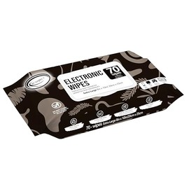 Air Jungles Electronic Cleaning Wipes 70 Count, Screen & Electronics Cleaner for Phones, Laptops, Tablets, Glasses, Keyboards, TV, Camera Lens, Gadgets, Streak-Free, Quick-Dry