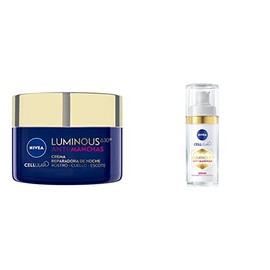 NIVEA Cellular Luminous630 Anti-Manchas Crema Reparadora de Noche Enriquecido Con Ácido Hialurónico  Cellular LUMINOUS630 Anti-manchas Suero Facial...