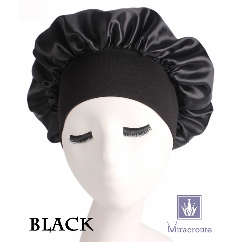 Miracroute Women's Nightcap Cute Hair Cap Hair Band Drying Tangle