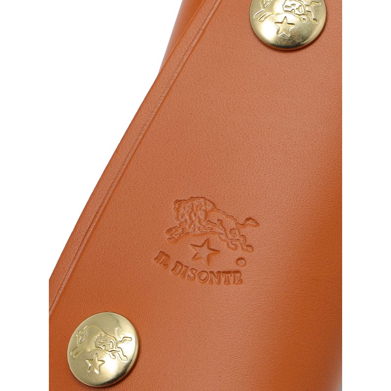 IL BISONTE Key Case, Leather, Genuine Leather, Cowhide, Women's, Men's,