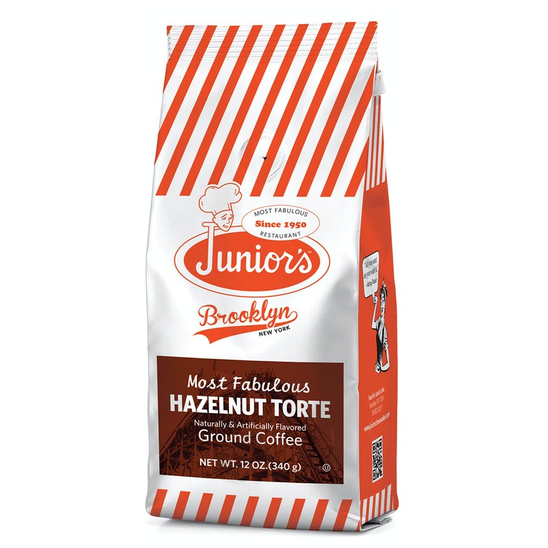 Junior's Most Fabulous Ground Coffee, 12 oz (Hazelnut Torte, 2